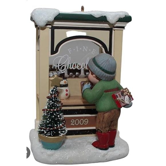 HALLMARK 2009 IN BOX CHRISTMAS WINDOW CHRISTMAS ORNAMENT - Picture 1 of 6